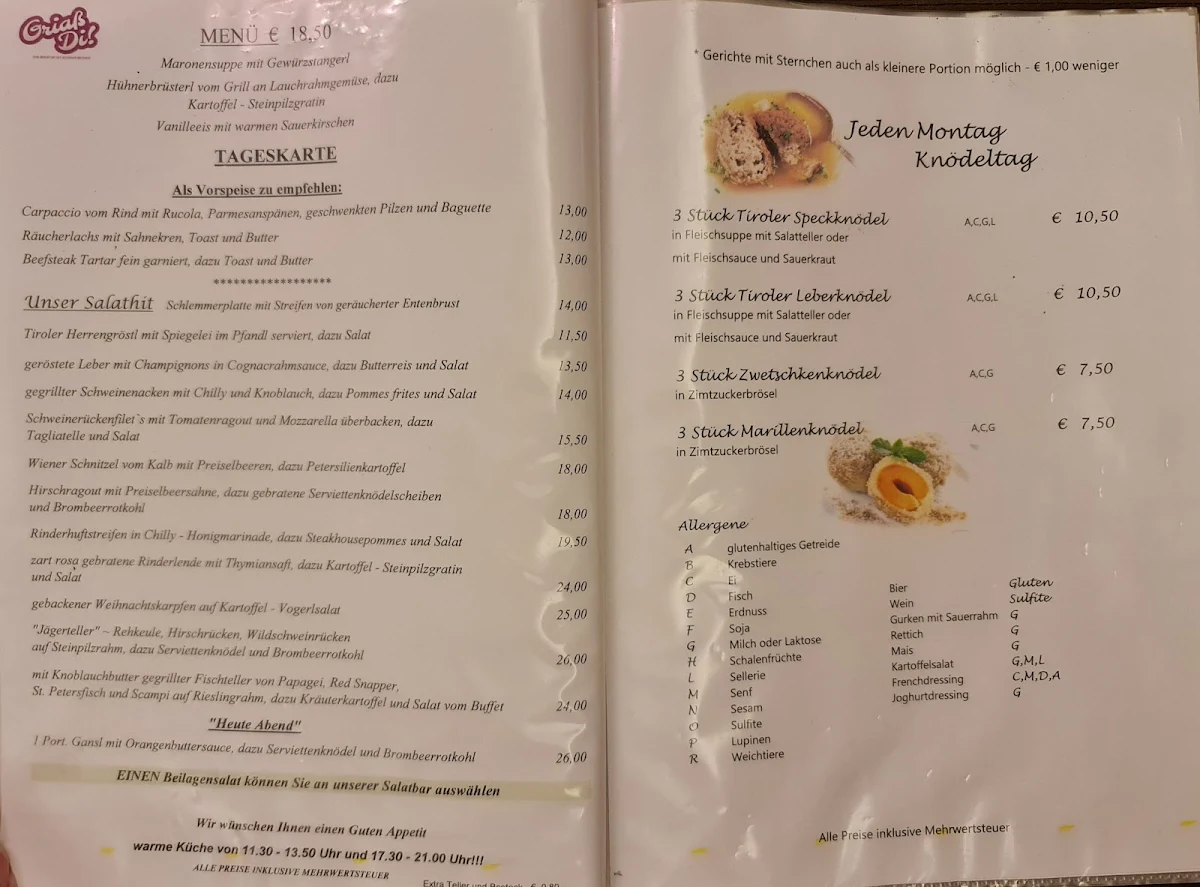 Speisekarte photo 6