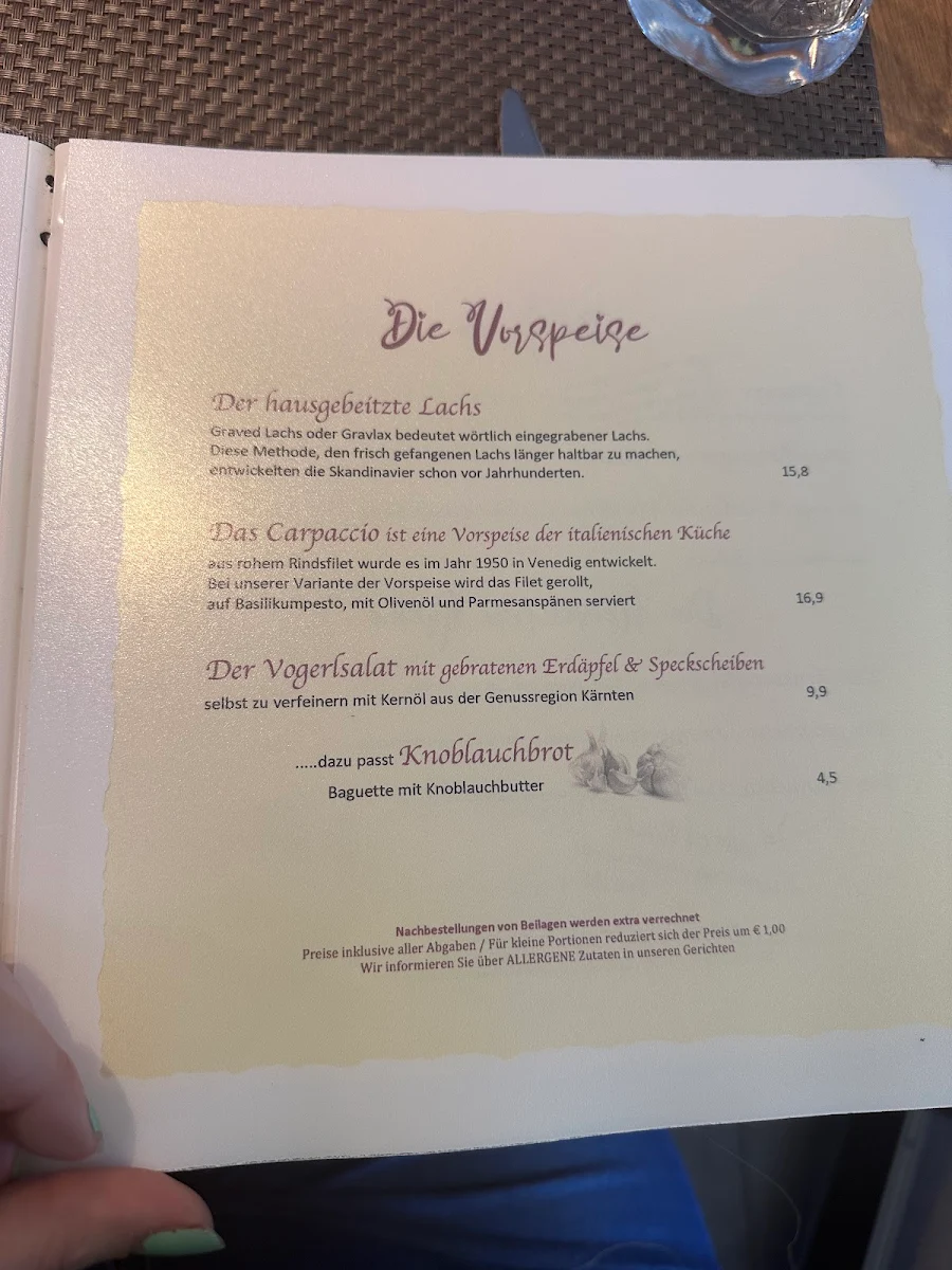Speisekarte photo 3