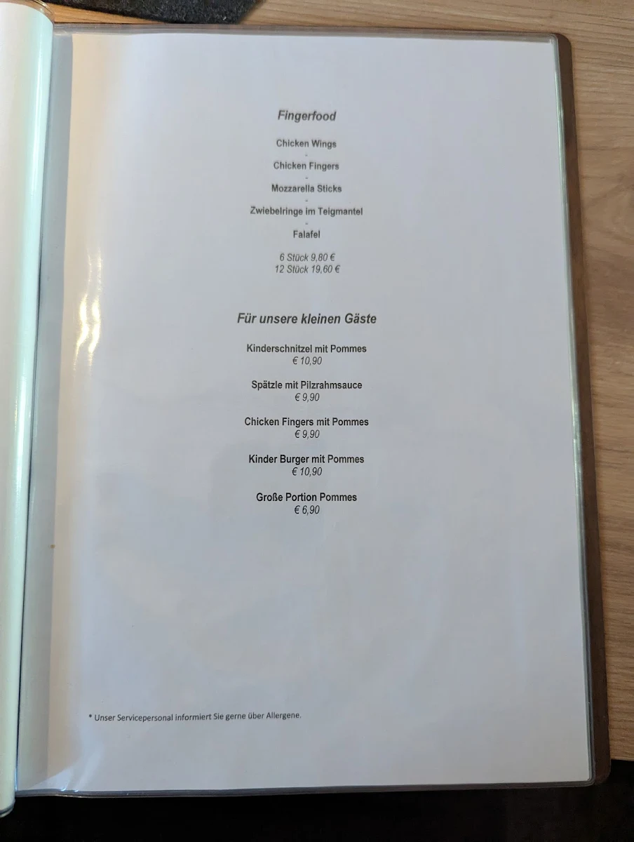 Speisekarte photo 4