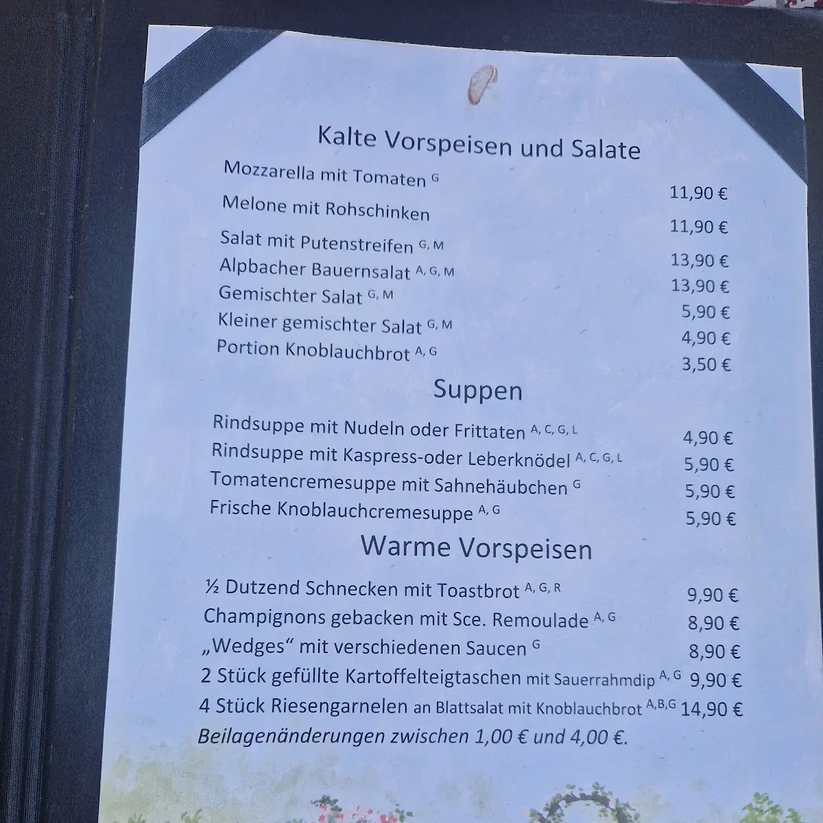 Speisekarte photo 8