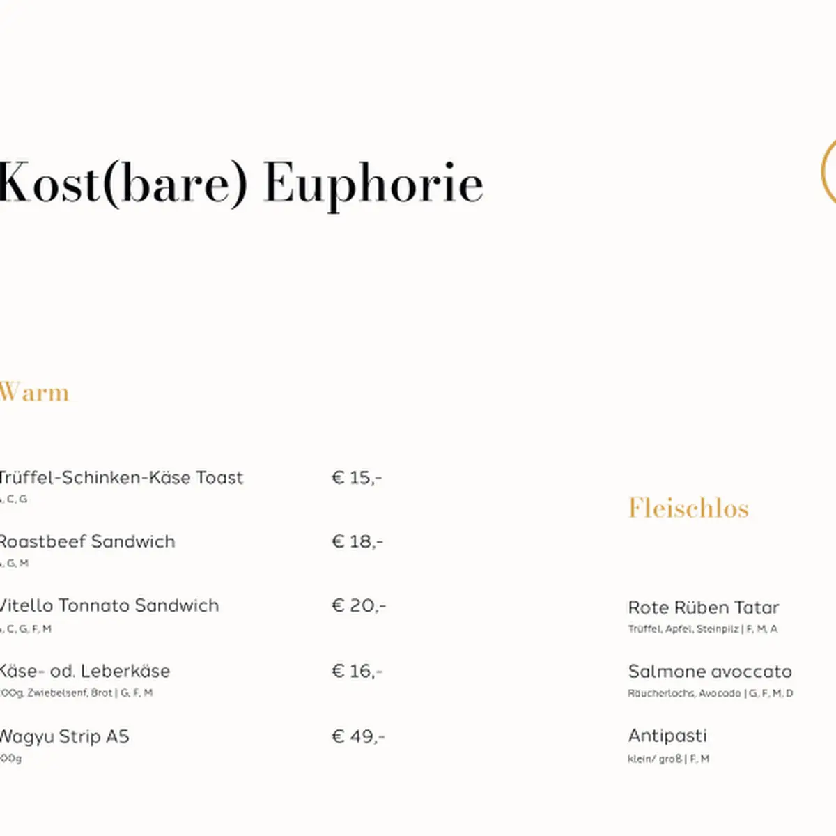 Speisekarte photo 3