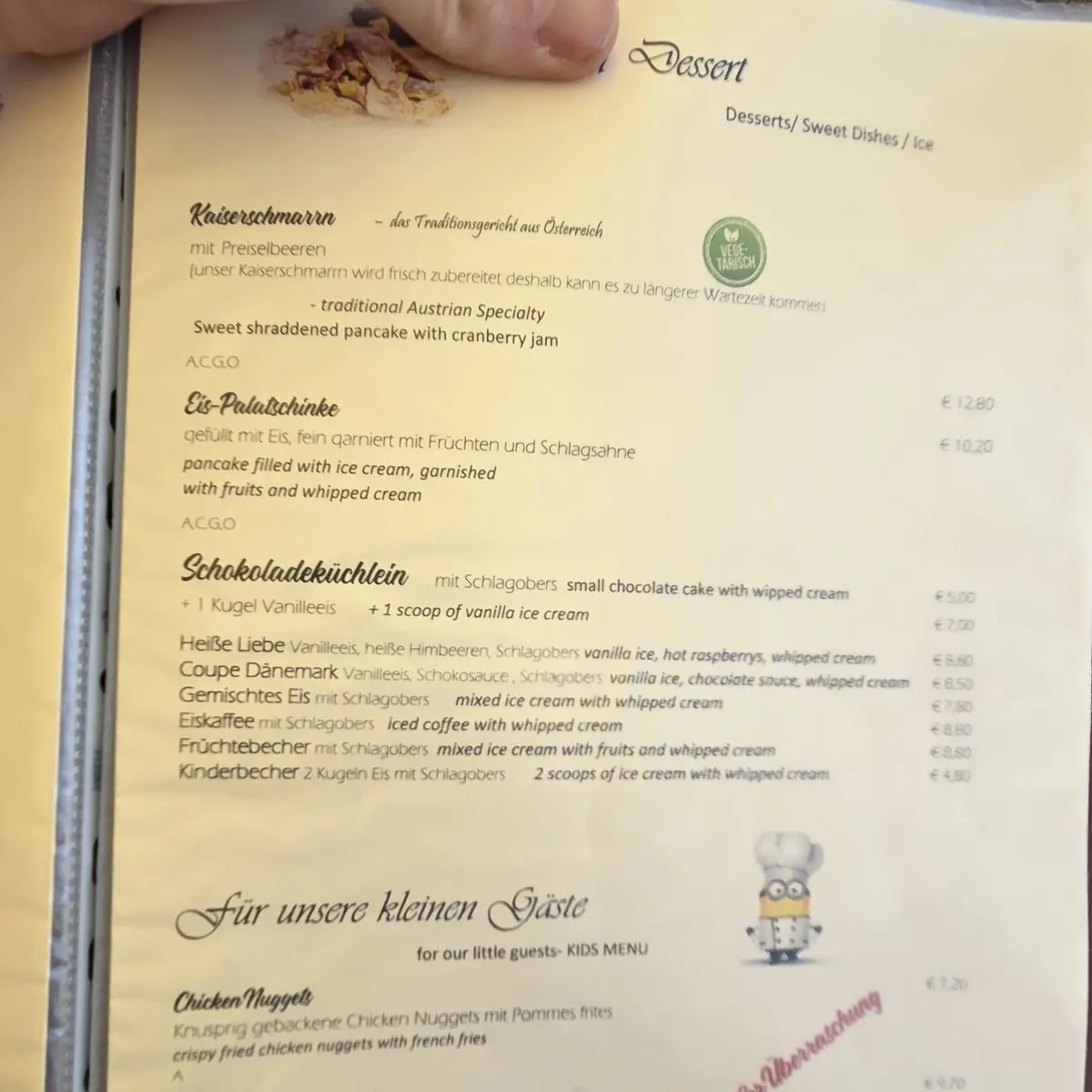 Speisekarte photo 1