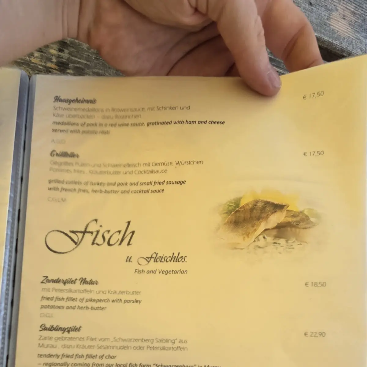 Speisekarte photo 2