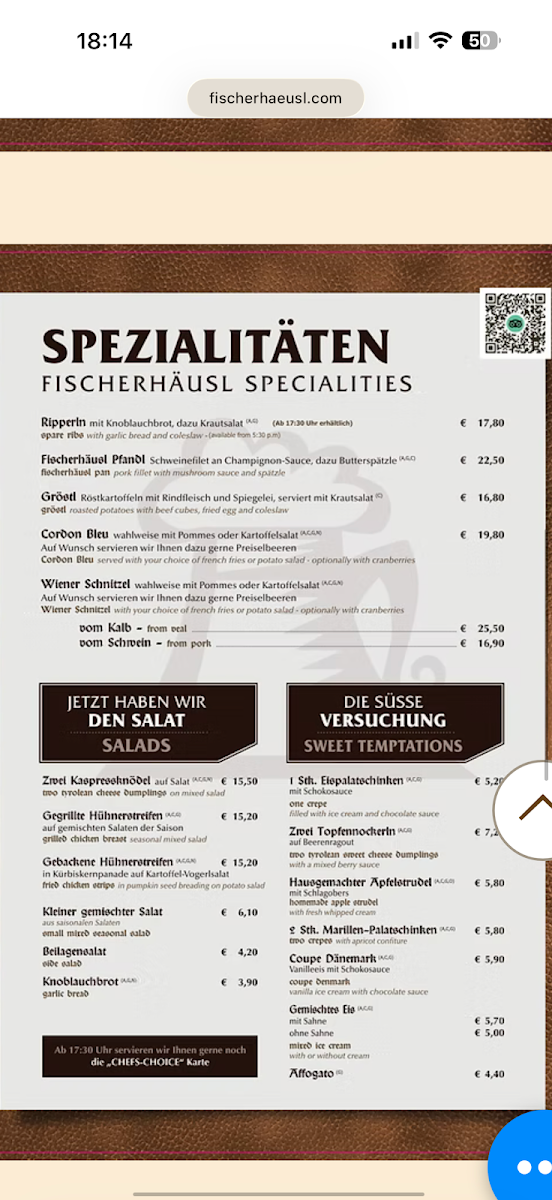 Speisekarte photo 2