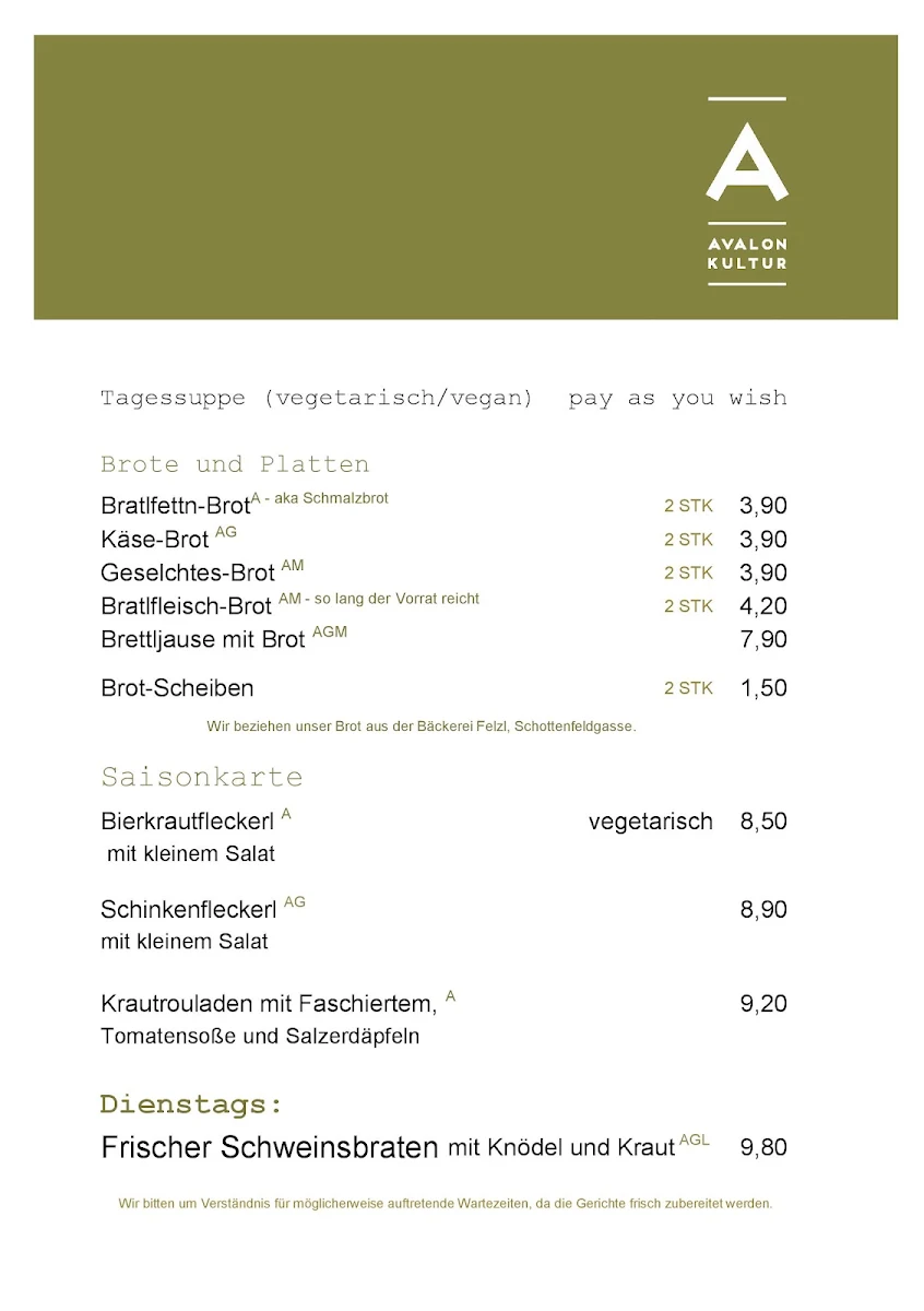 Speisekarte photo 3