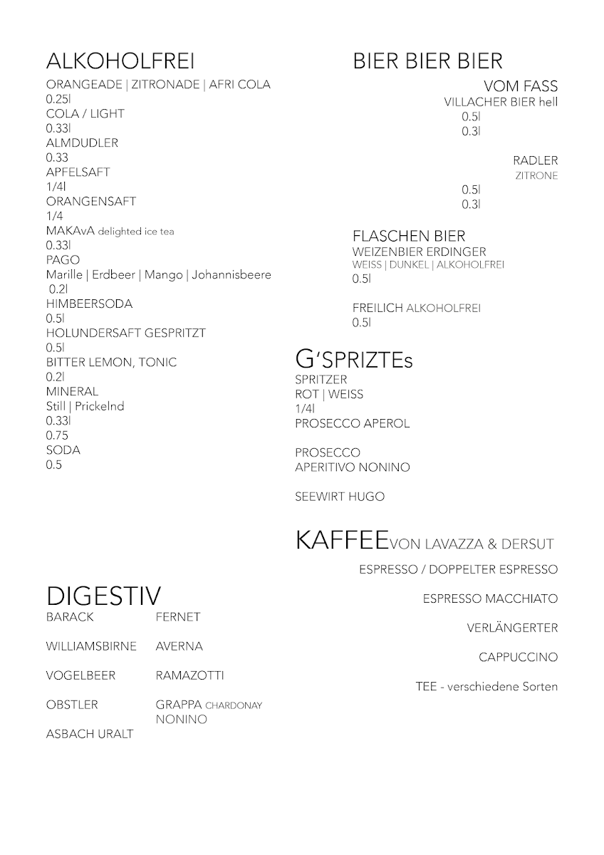Speisekarte photo 3