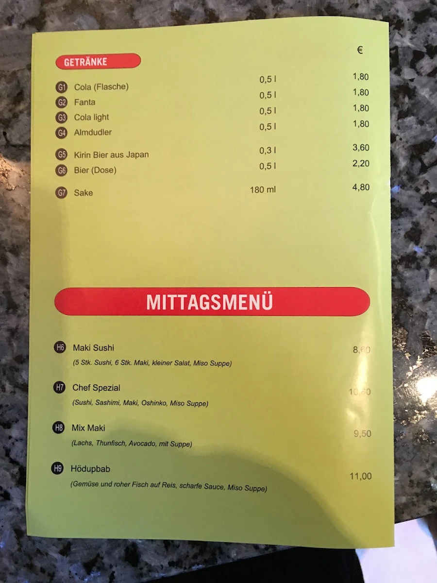 Speisekarte photo 8
