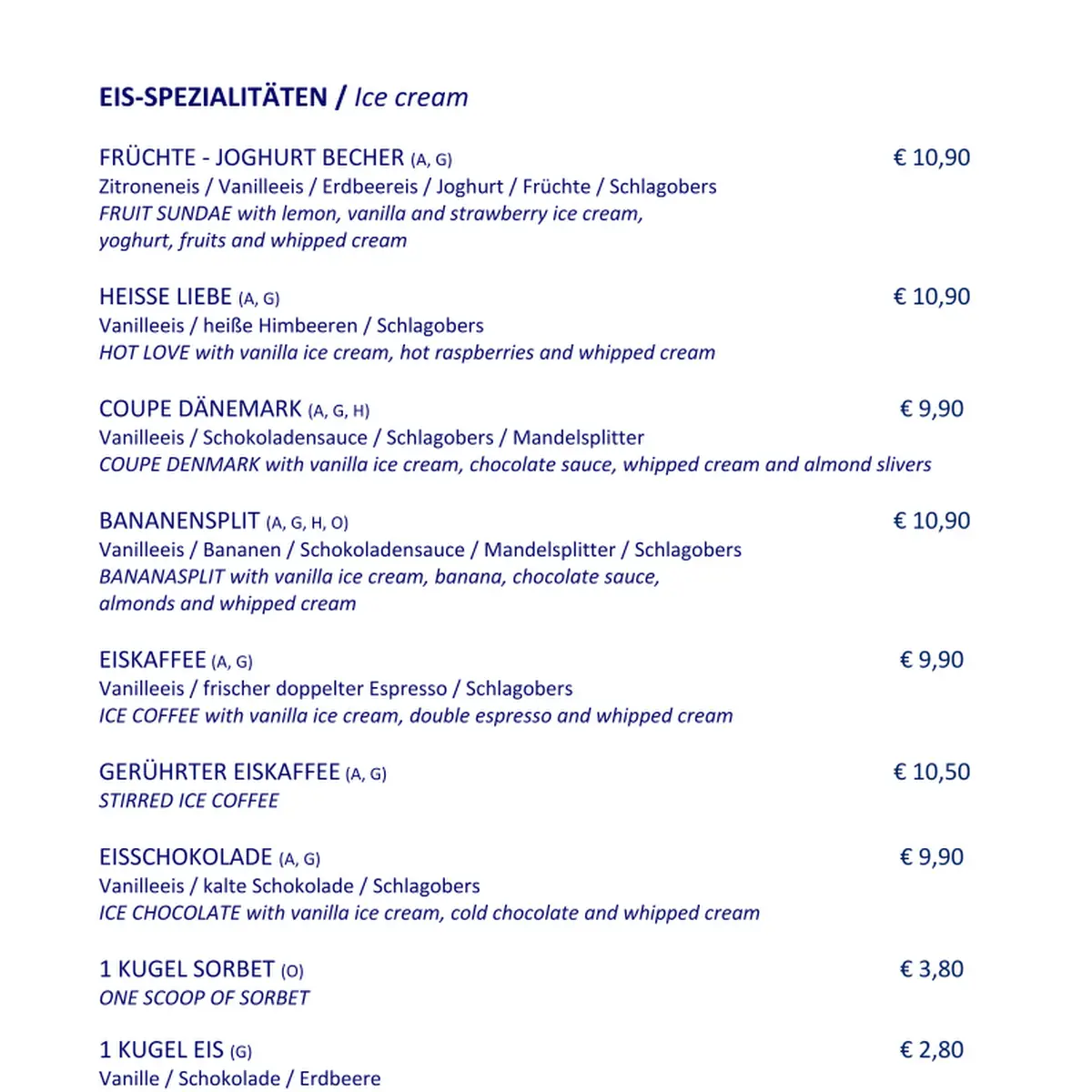 Speisekarte photo 6