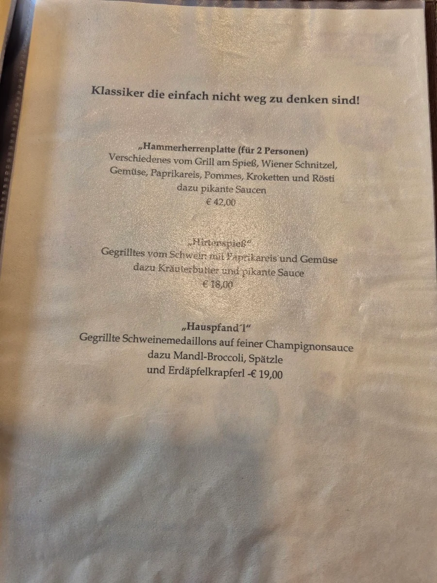 Speisekarte photo 2