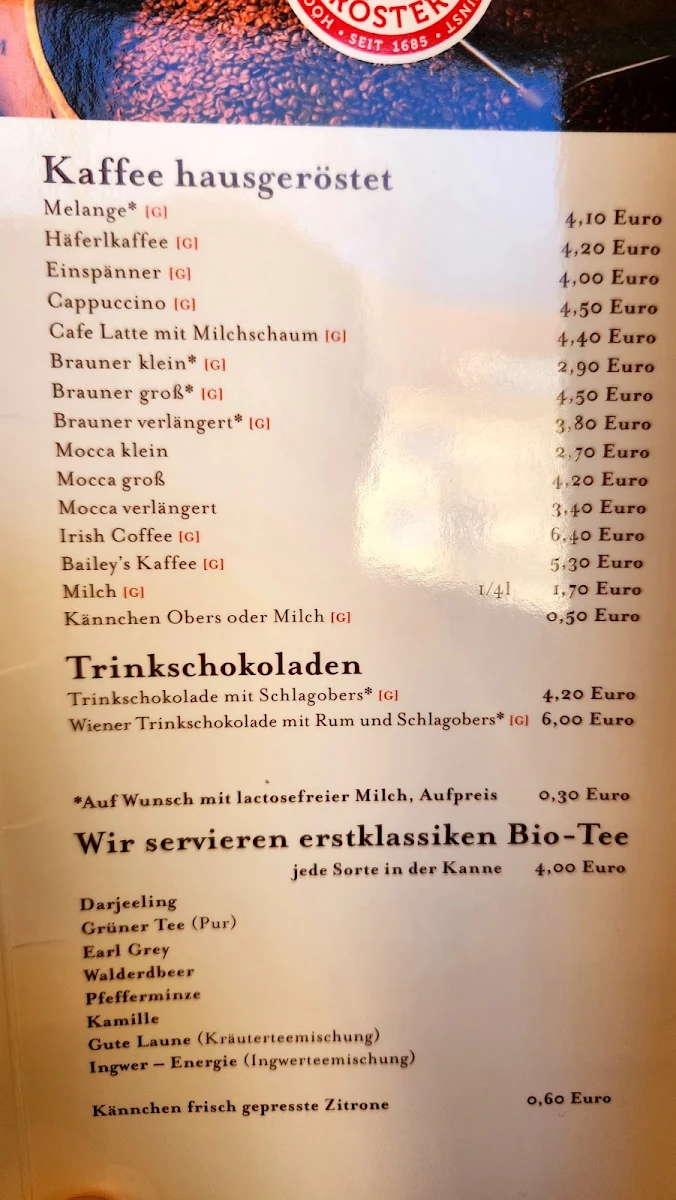 Speisekarte photo 1