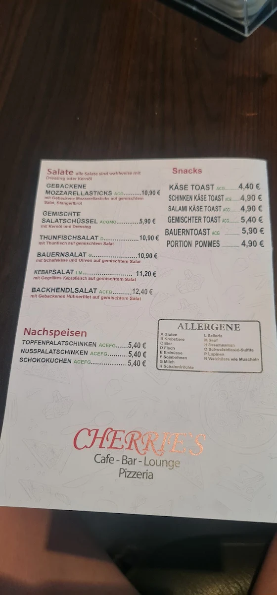 Speisekarte photo 3