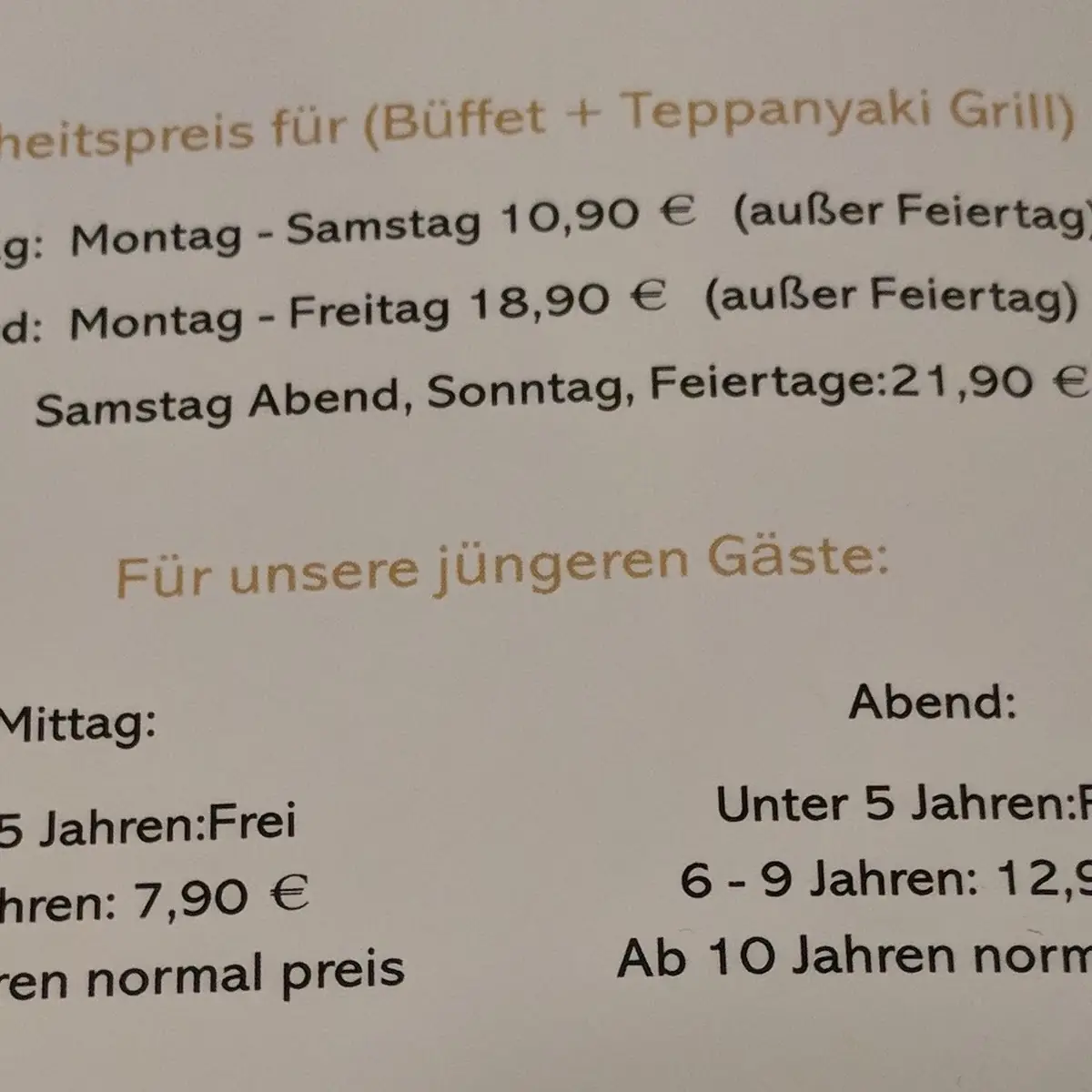Speisekarte photo 4