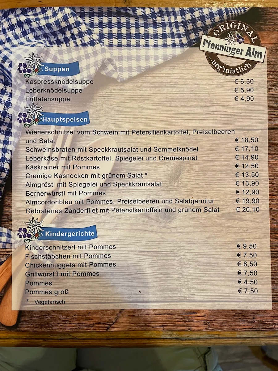 Speisekarte photo 1