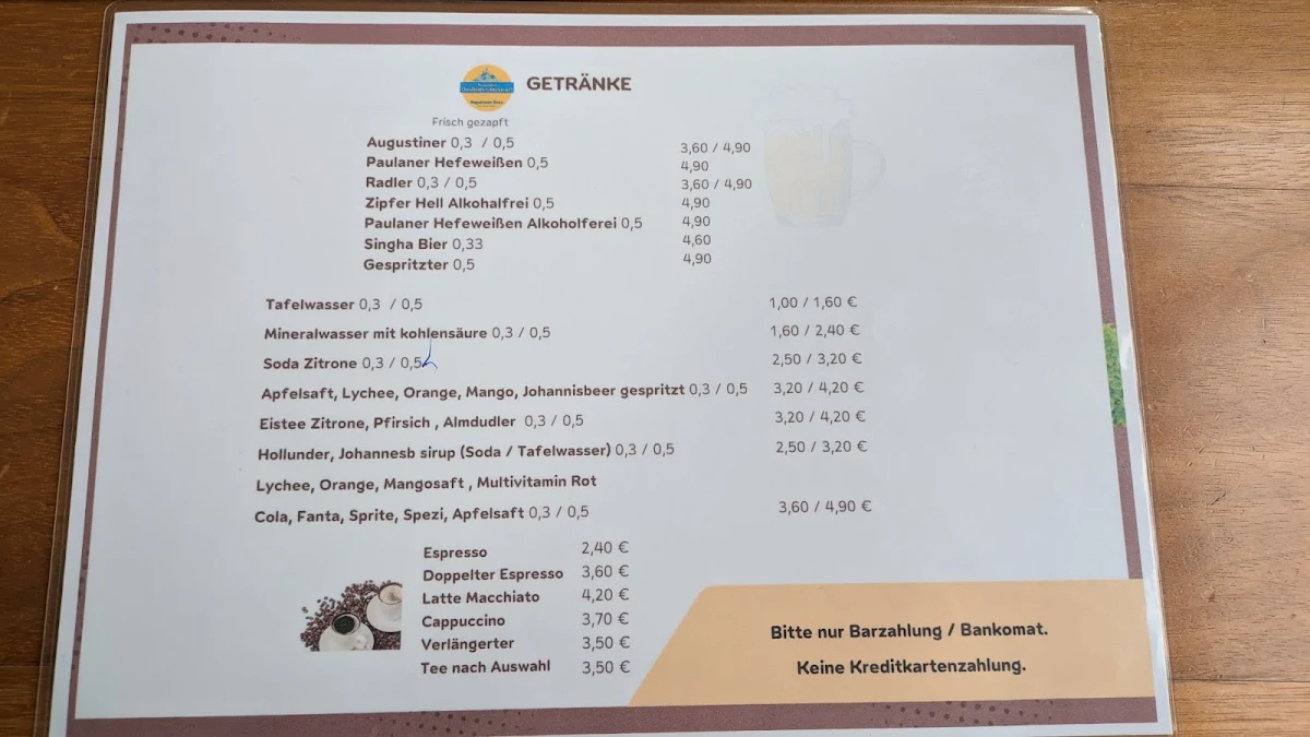 Speisekarte photo 3