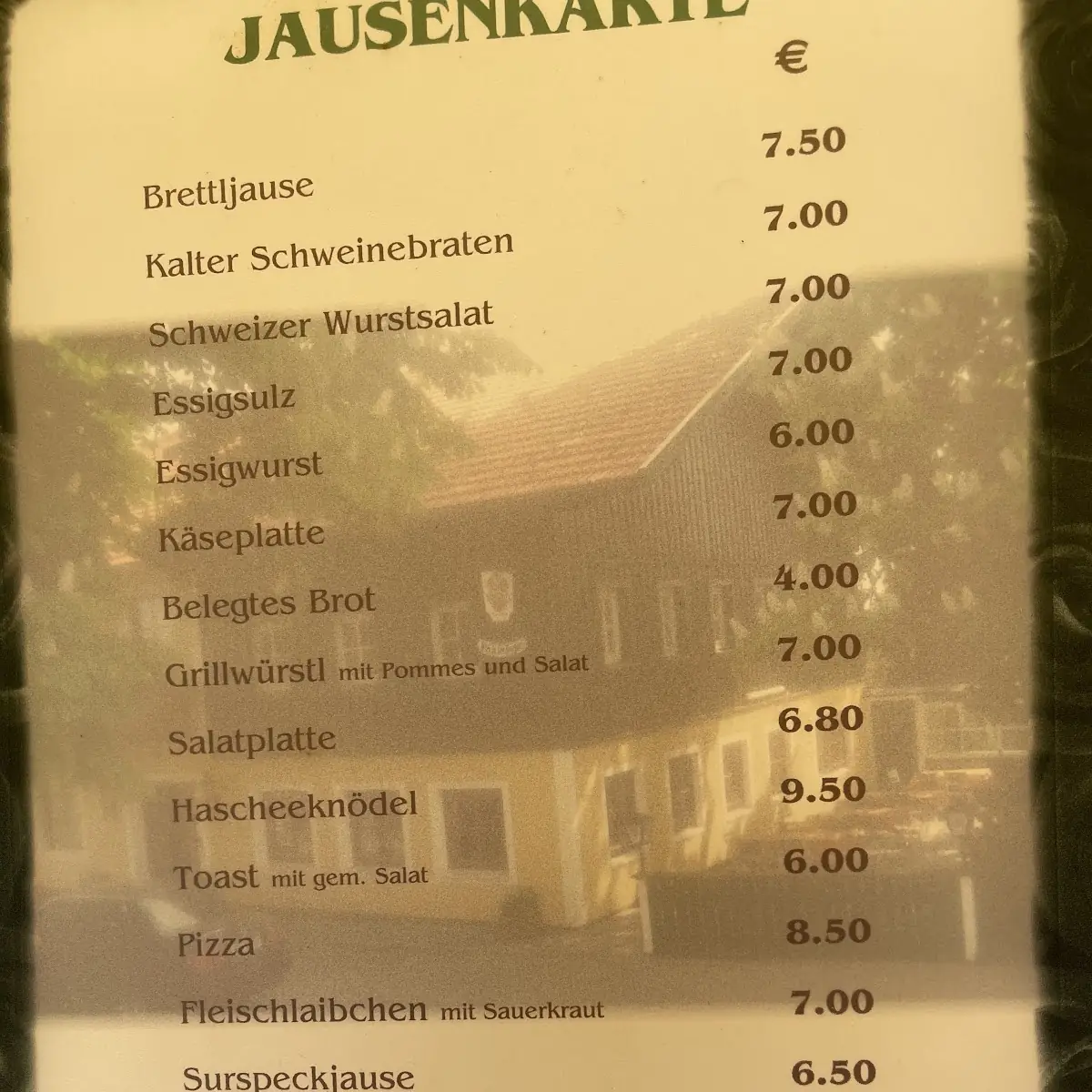 Speisekarte photo 2