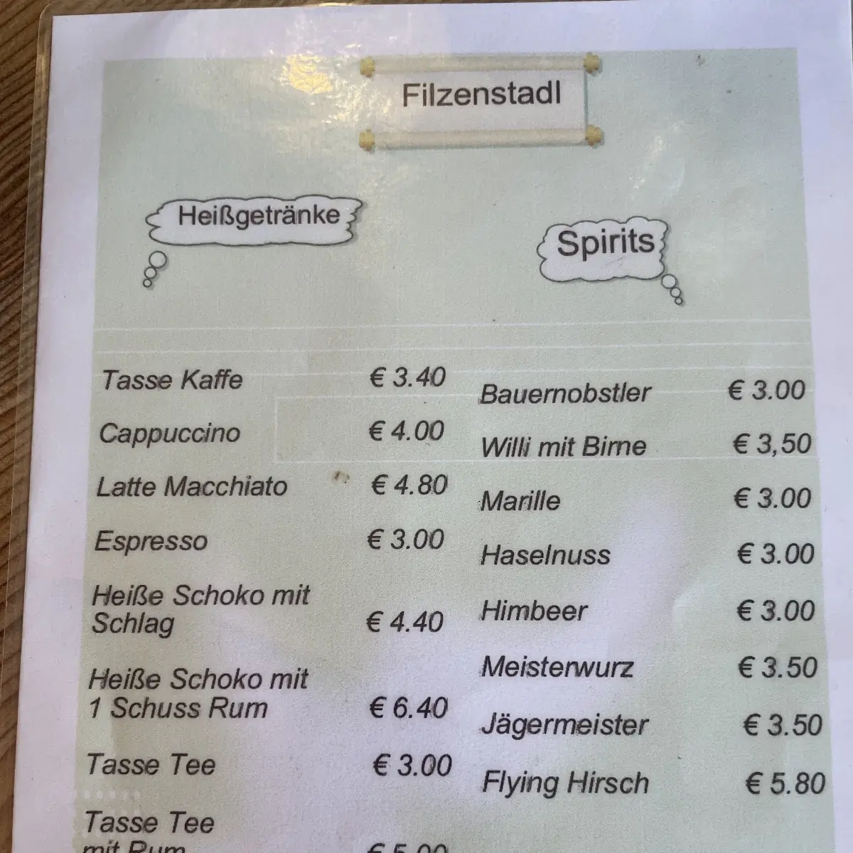 Speisekarte photo 3