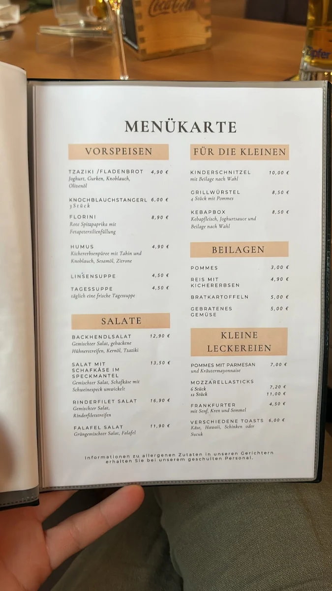 Speisekarte photo 1