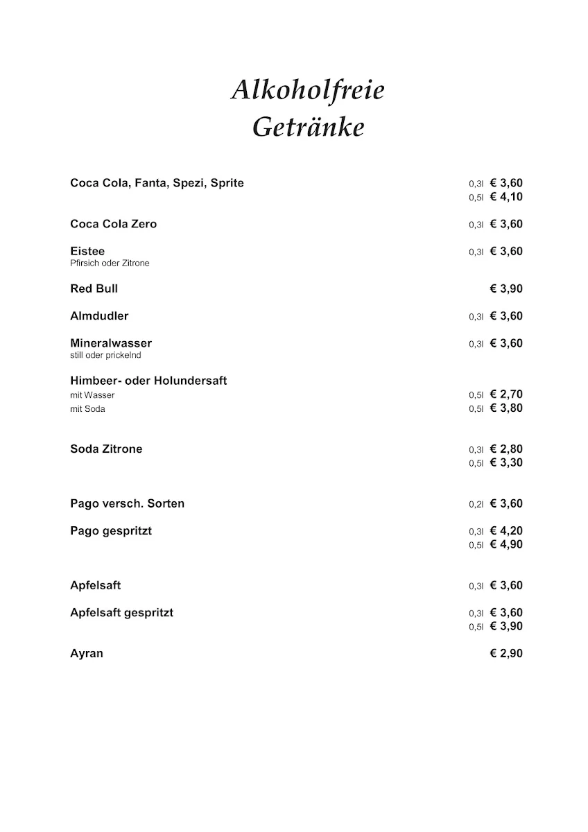 Speisekarte photo 10