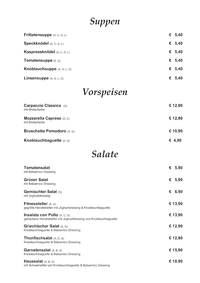 Speisekarte photo 3
