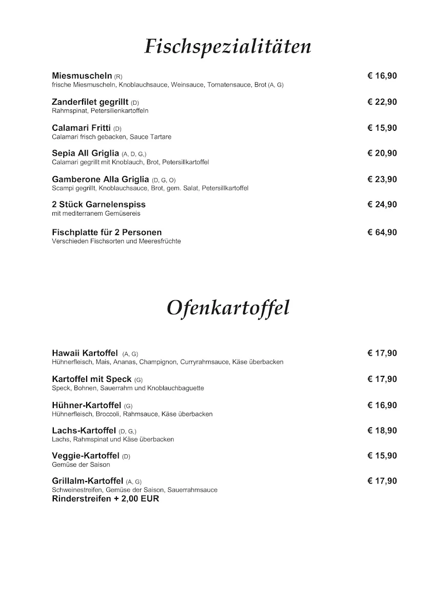 Speisekarte photo 4