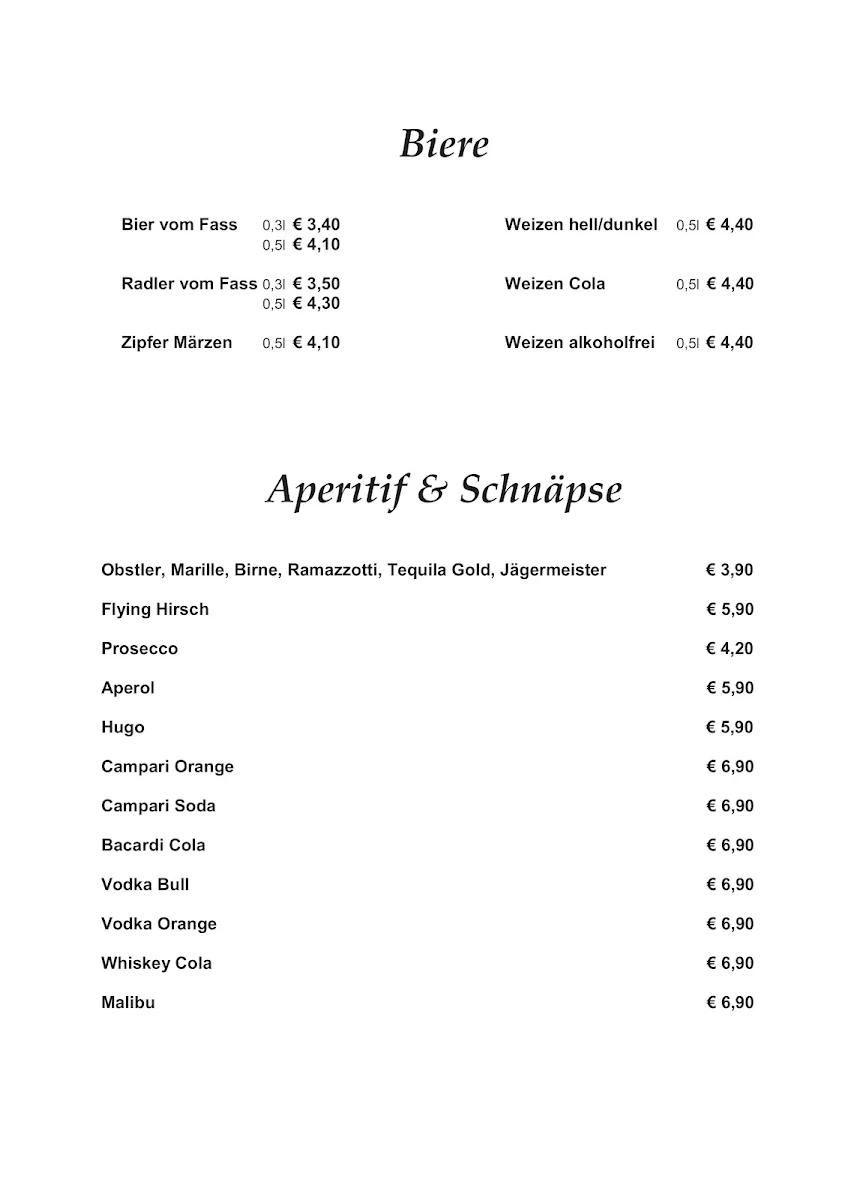 Speisekarte photo 8