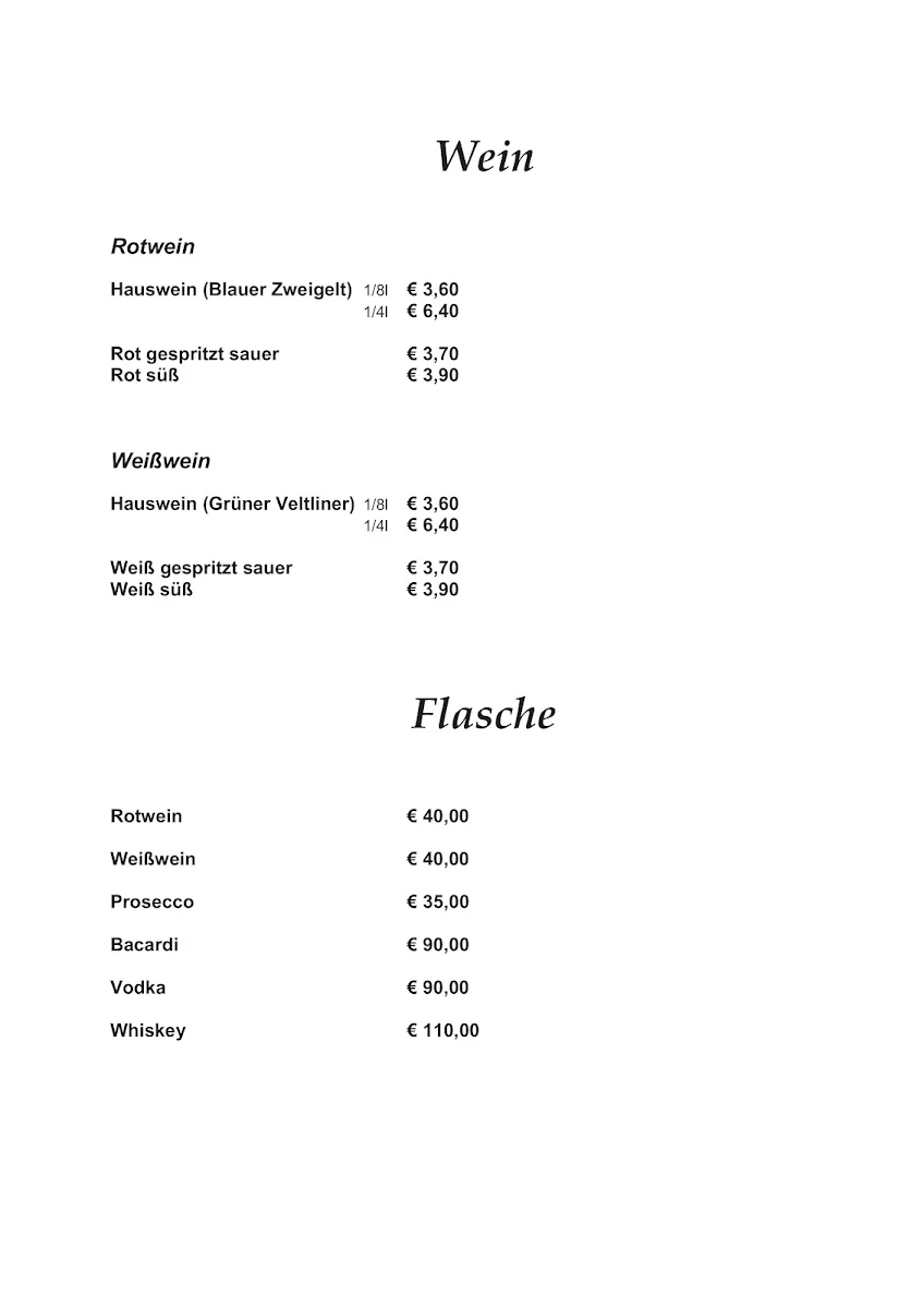 Speisekarte photo 9