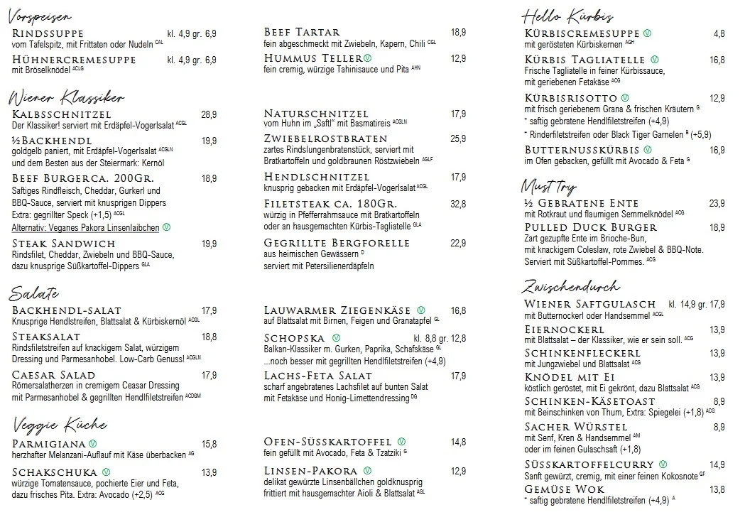 Speisekarte photo 1
