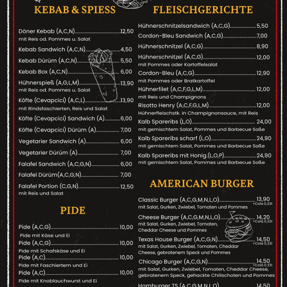 Speisekarte photo 2