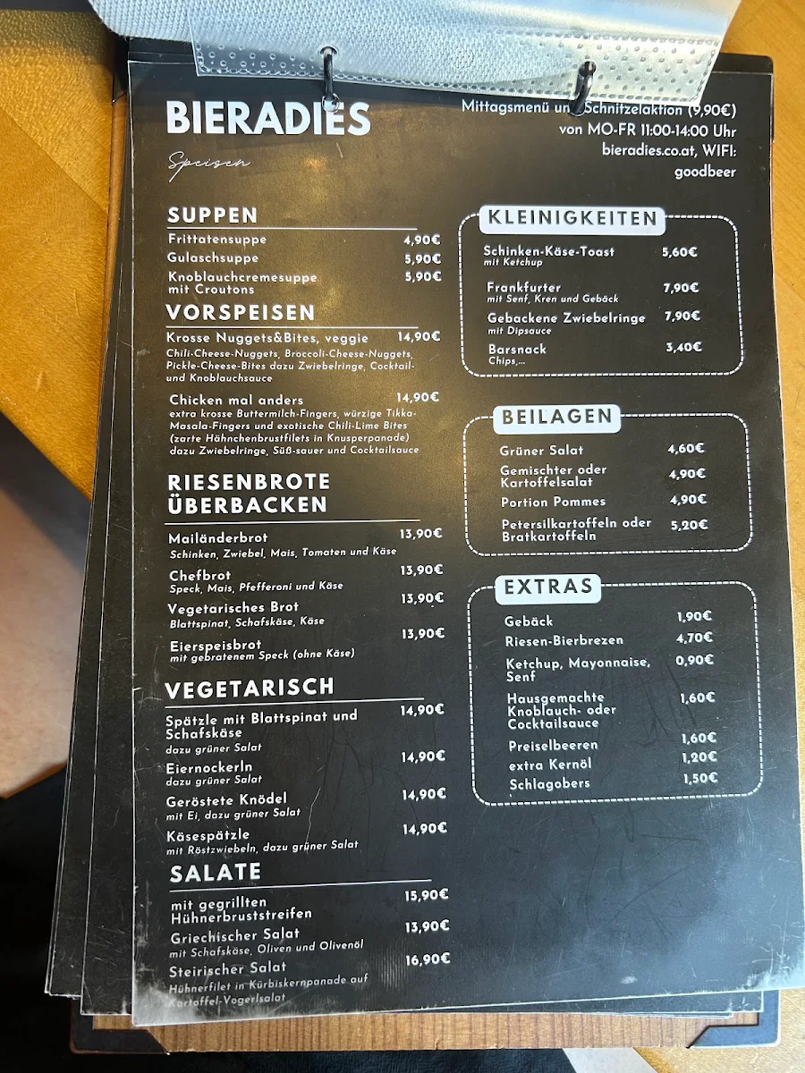 Speisekarte photo 2
