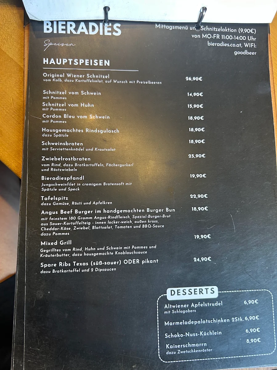 Speisekarte photo 5