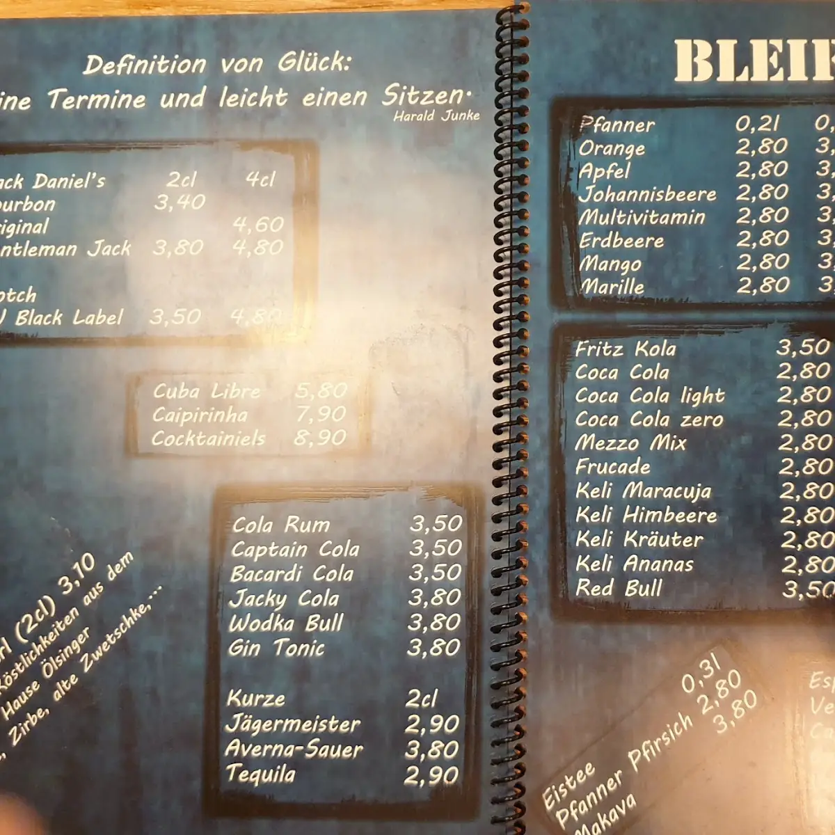 Speisekarte photo 5