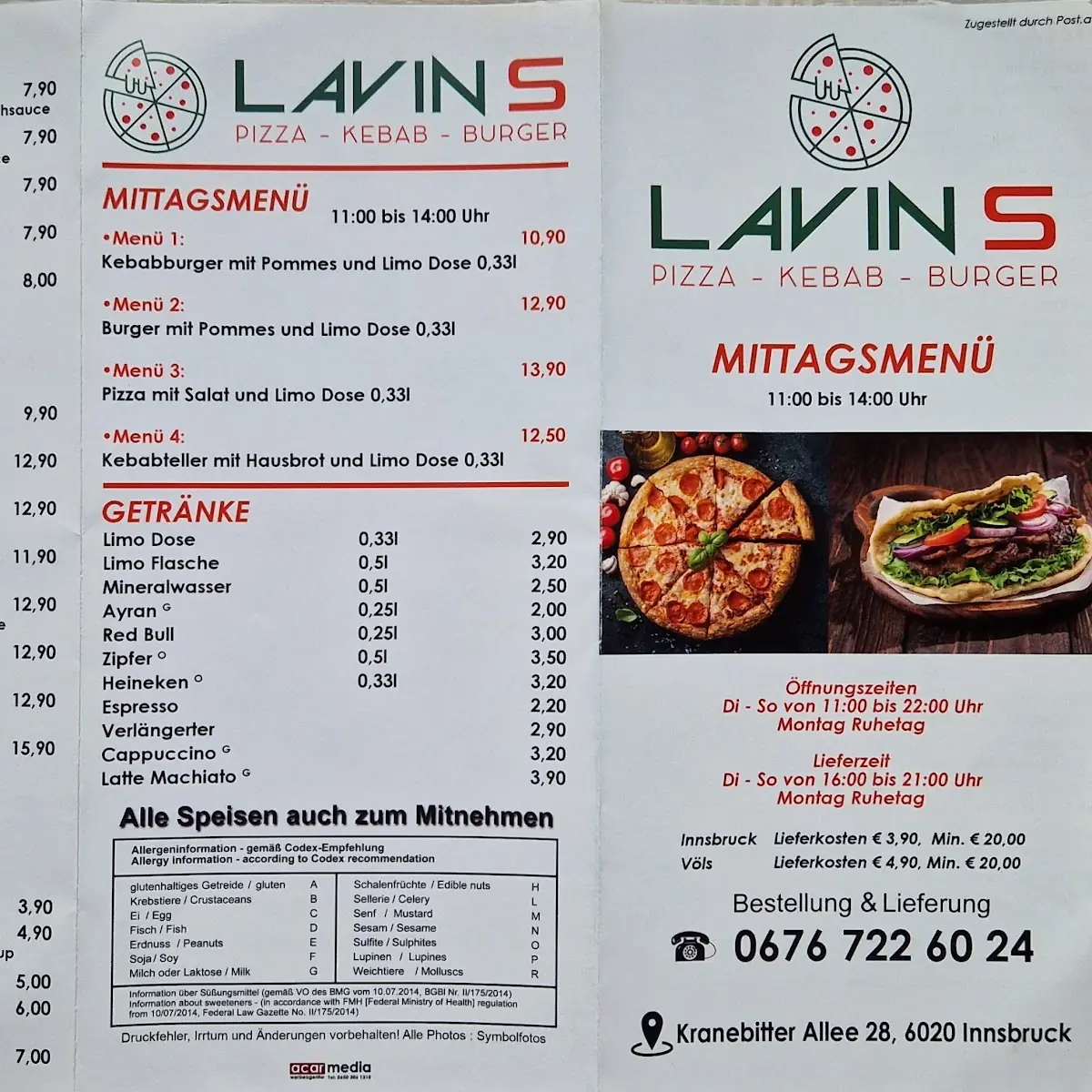 Speisekarte photo 2