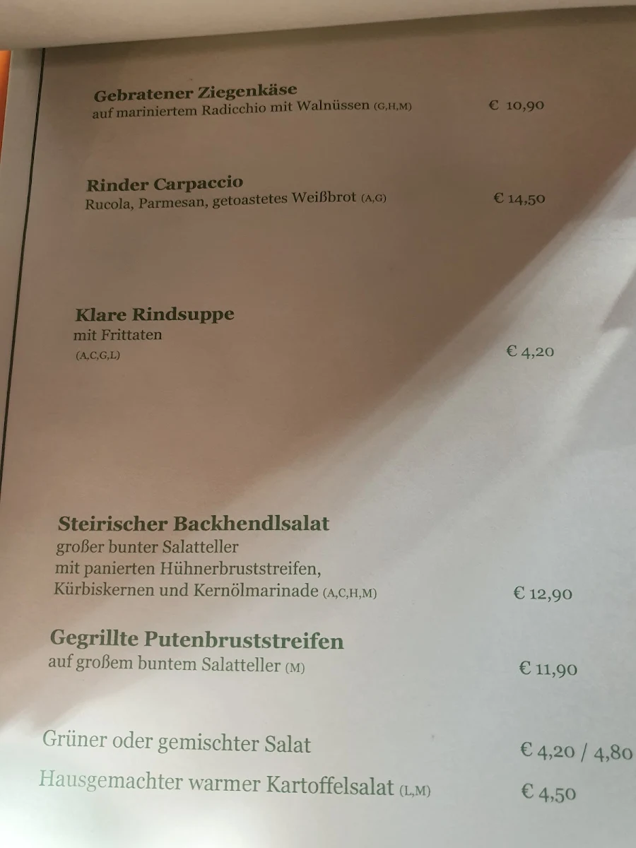 Speisekarte photo 2