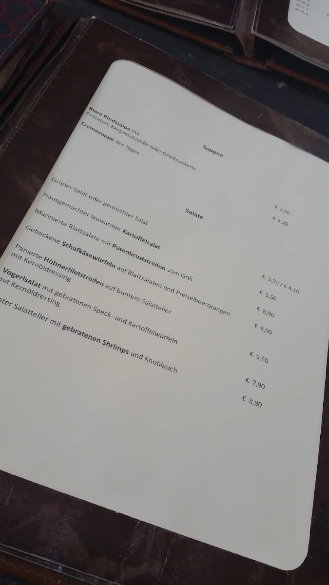 Speisekarte photo 3