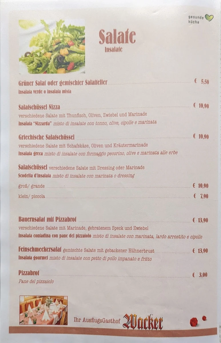 Speisekarte photo 1
