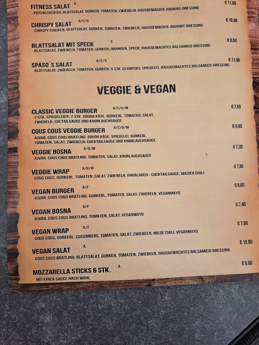Speisekarte photo 1