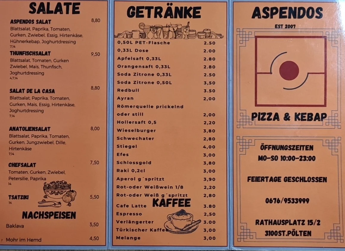 Speisekarte photo 1