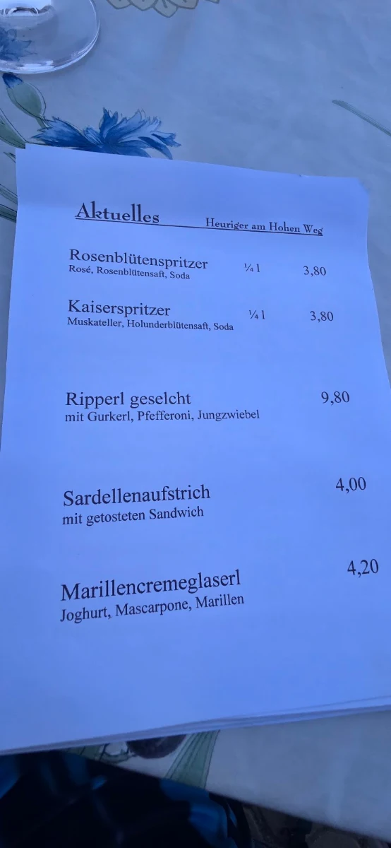 Speisekarte photo 1