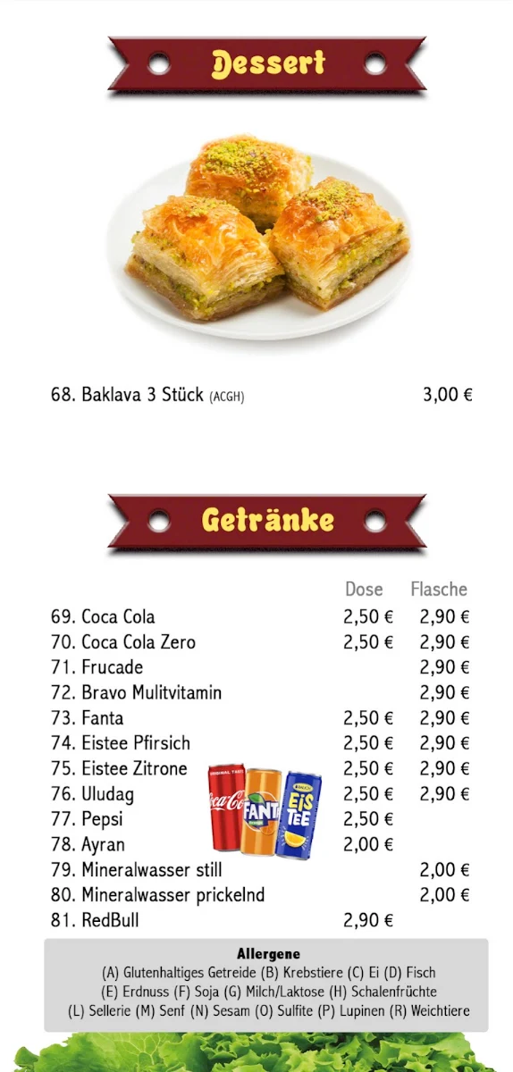 Speisekarte photo 6