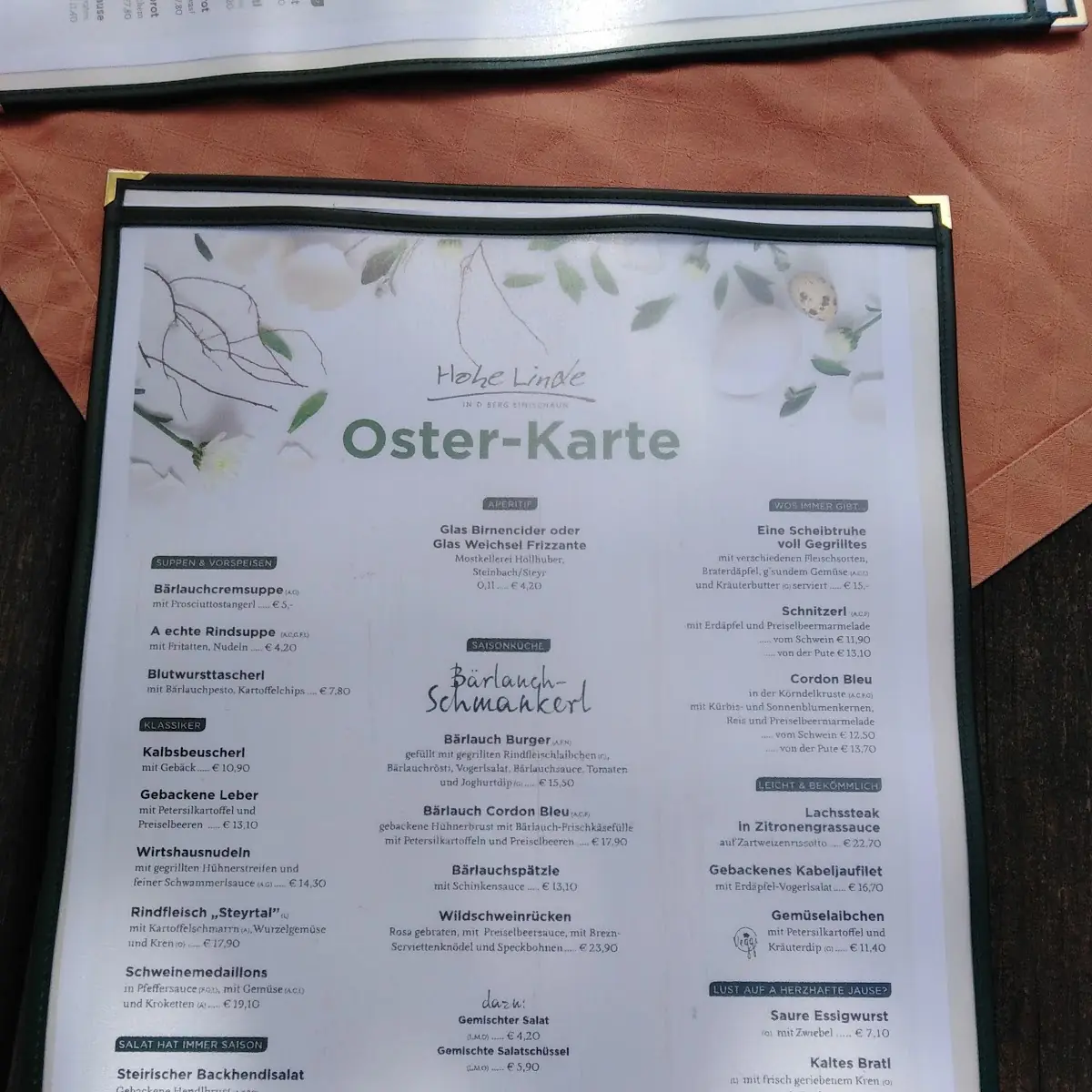 Speisekarte photo 4