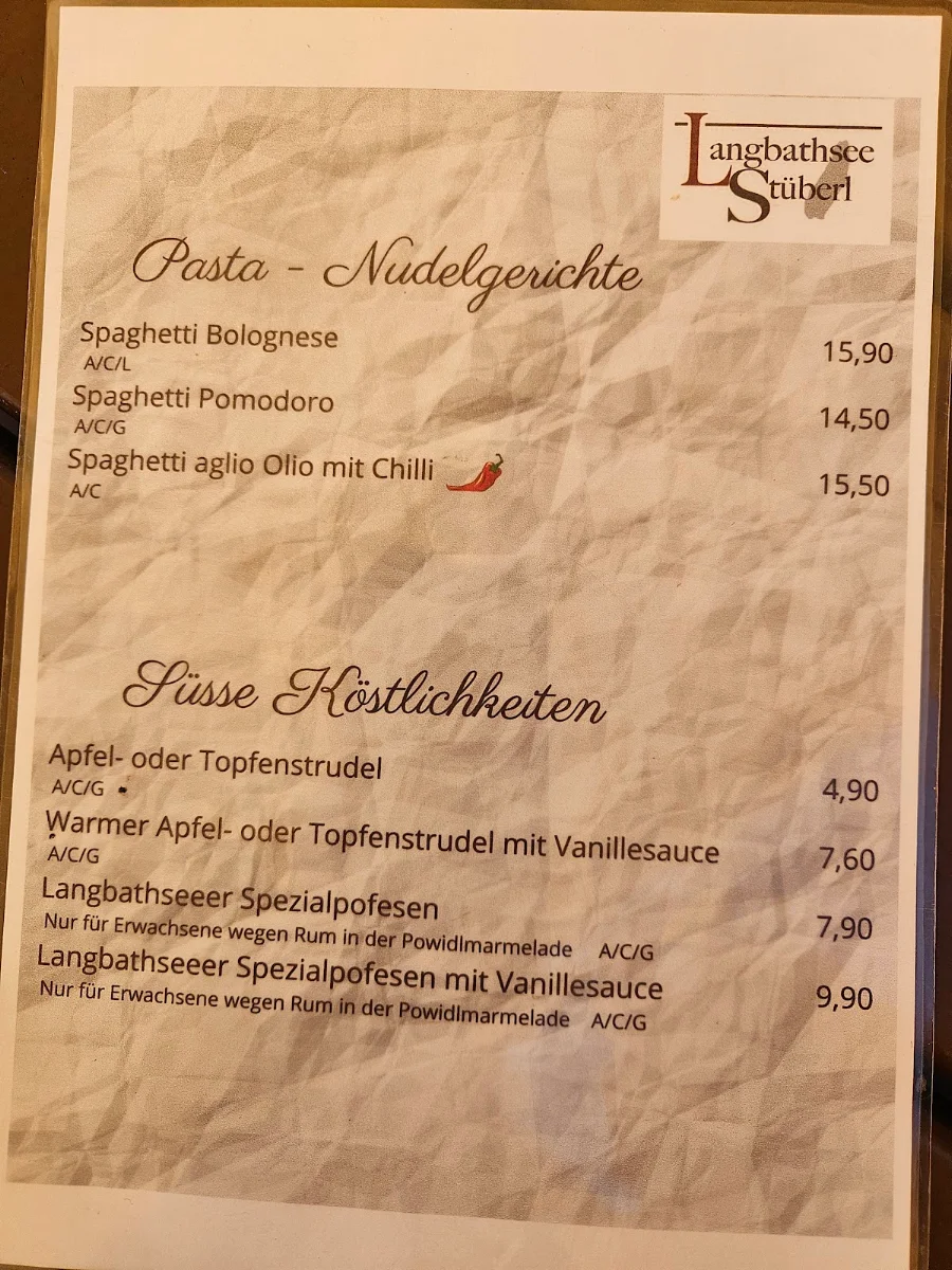 Speisekarte photo 3