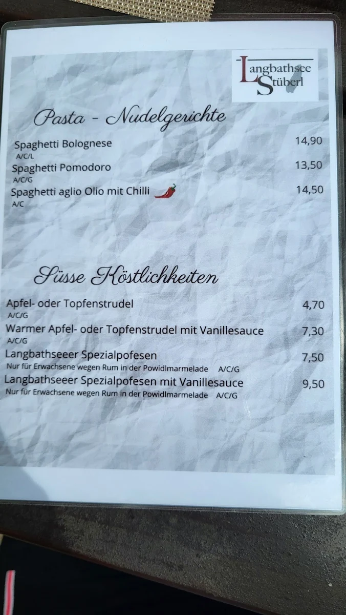 Speisekarte photo 6