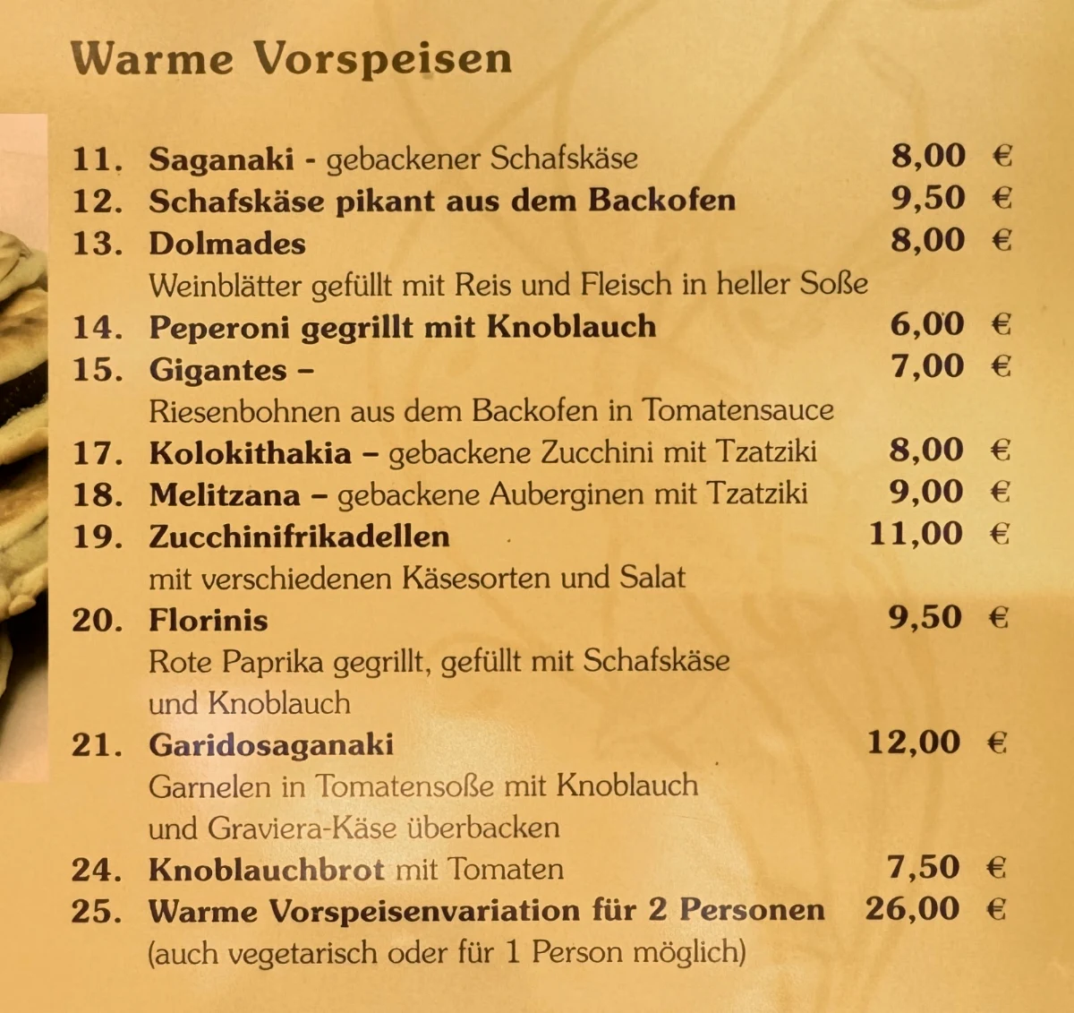 Speisekarte photo 8