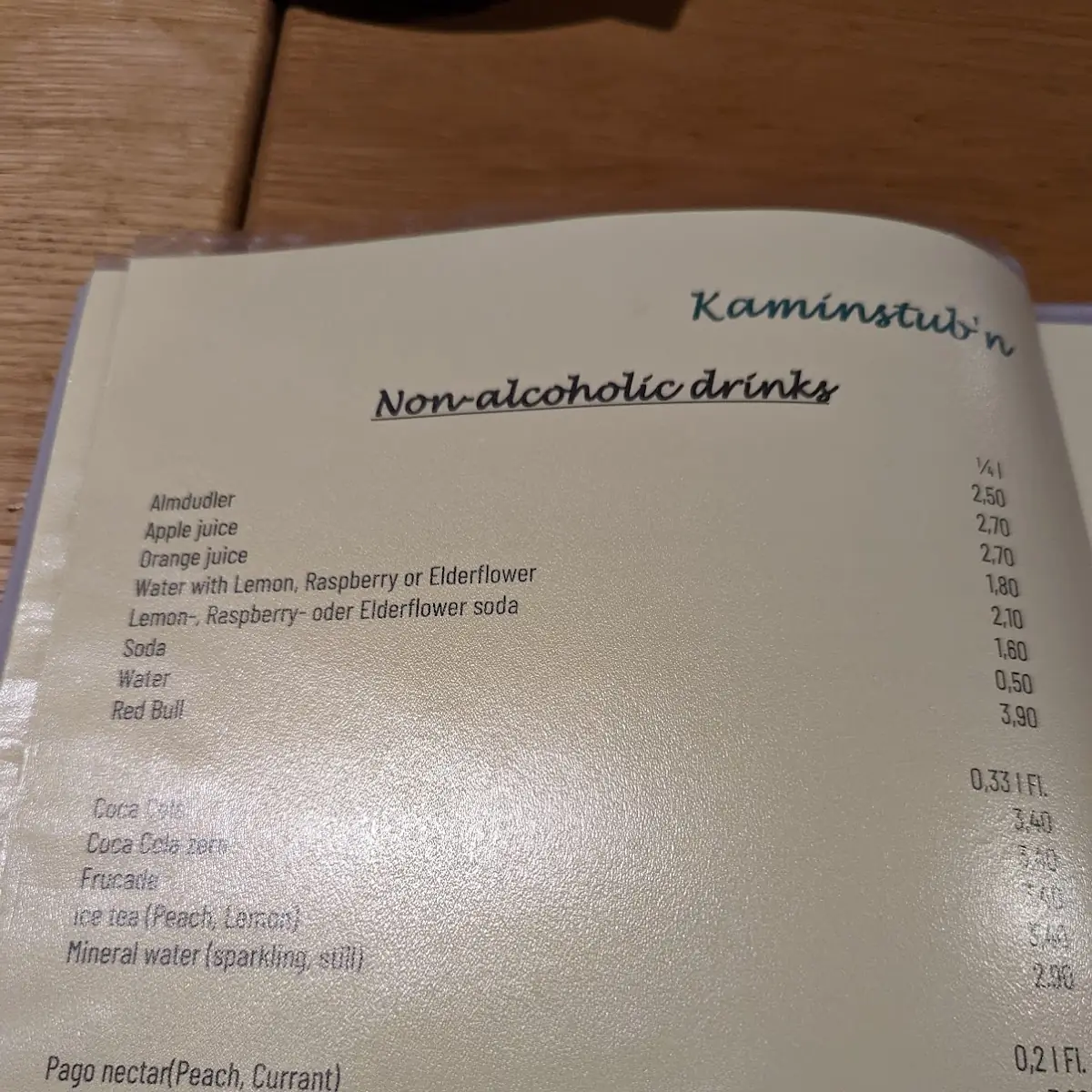 Speisekarte photo 4