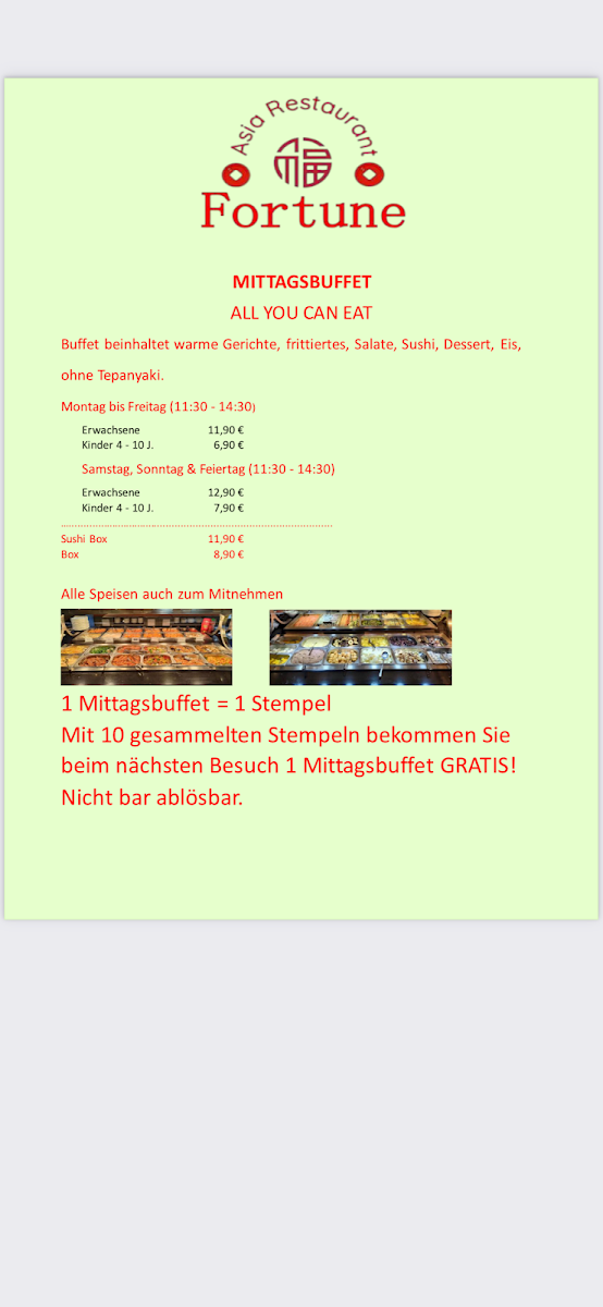 Speisekarte photo 1