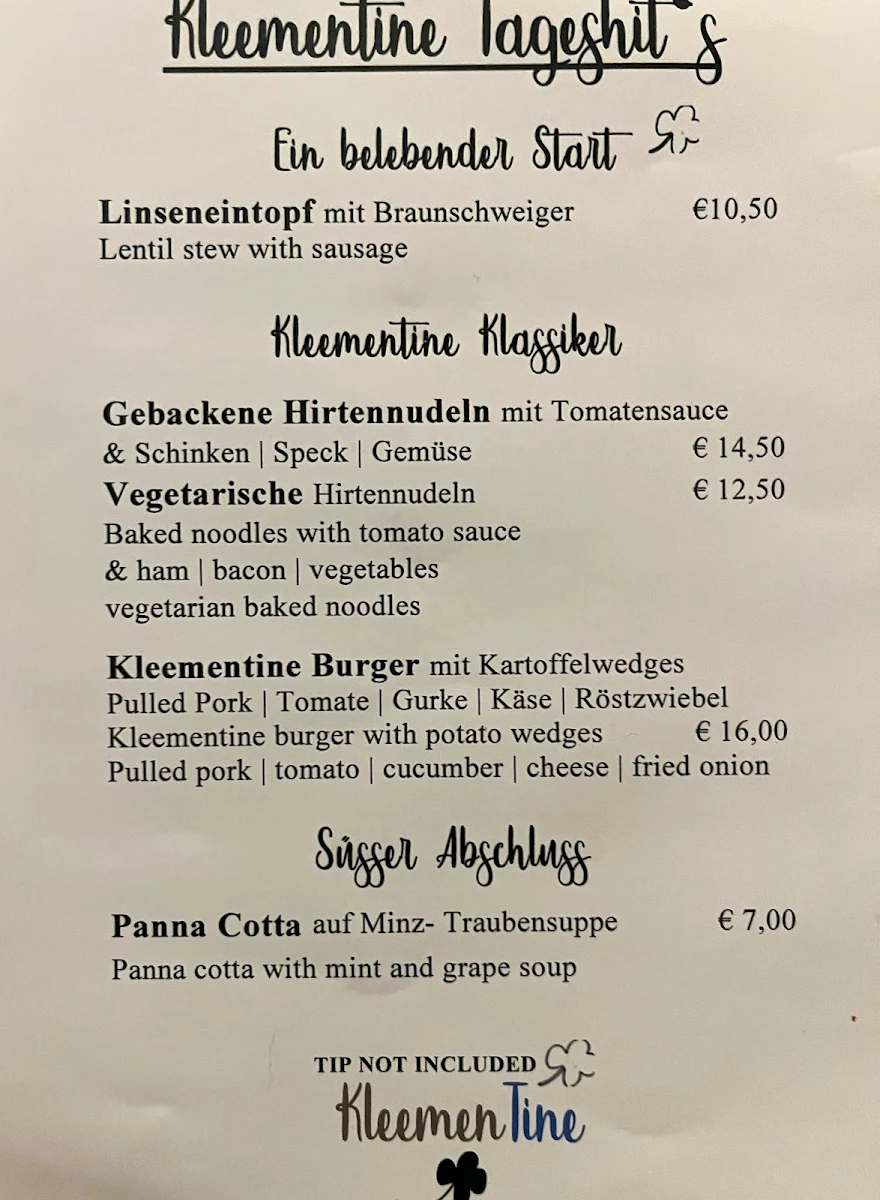 Speisekarte photo 5