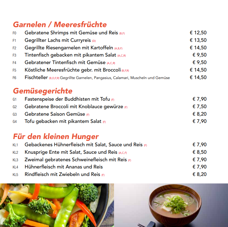 Speisekarte photo 1
