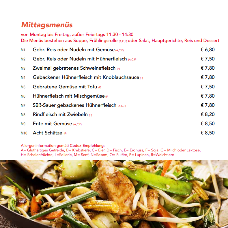 Speisekarte photo 2