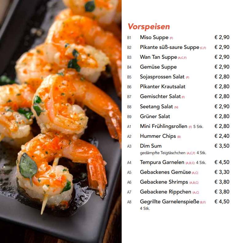 Speisekarte photo 5
