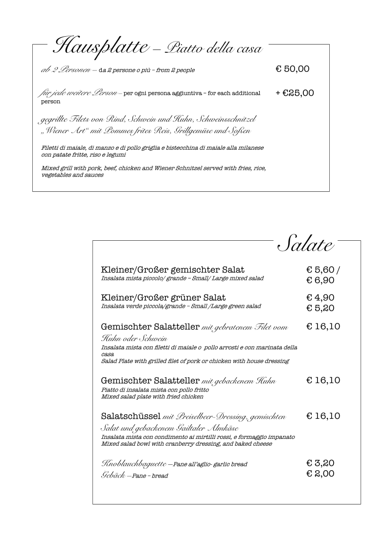 Speisekarte photo 6